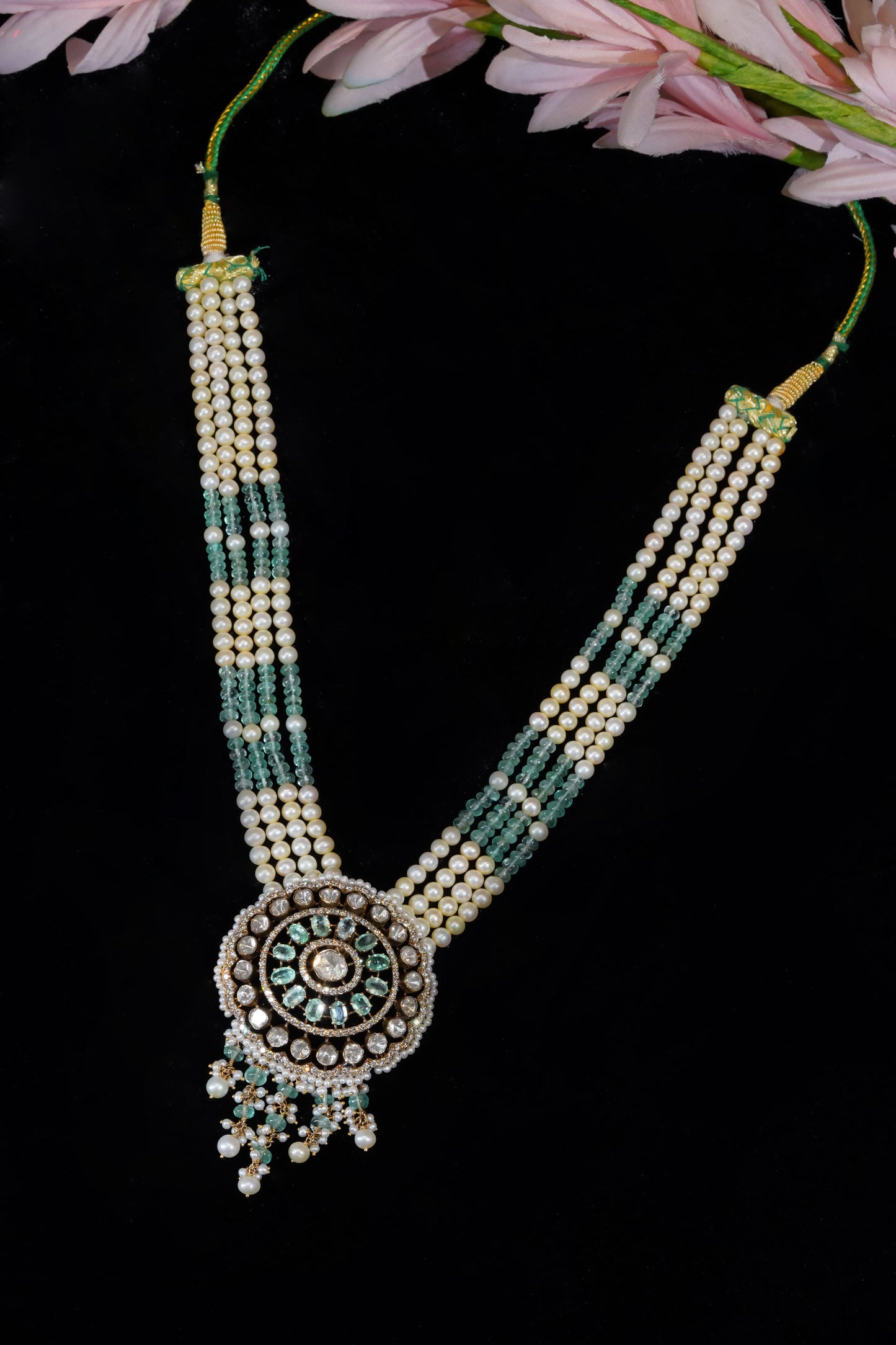 18K Pearl Dori Opaline Aura Choker