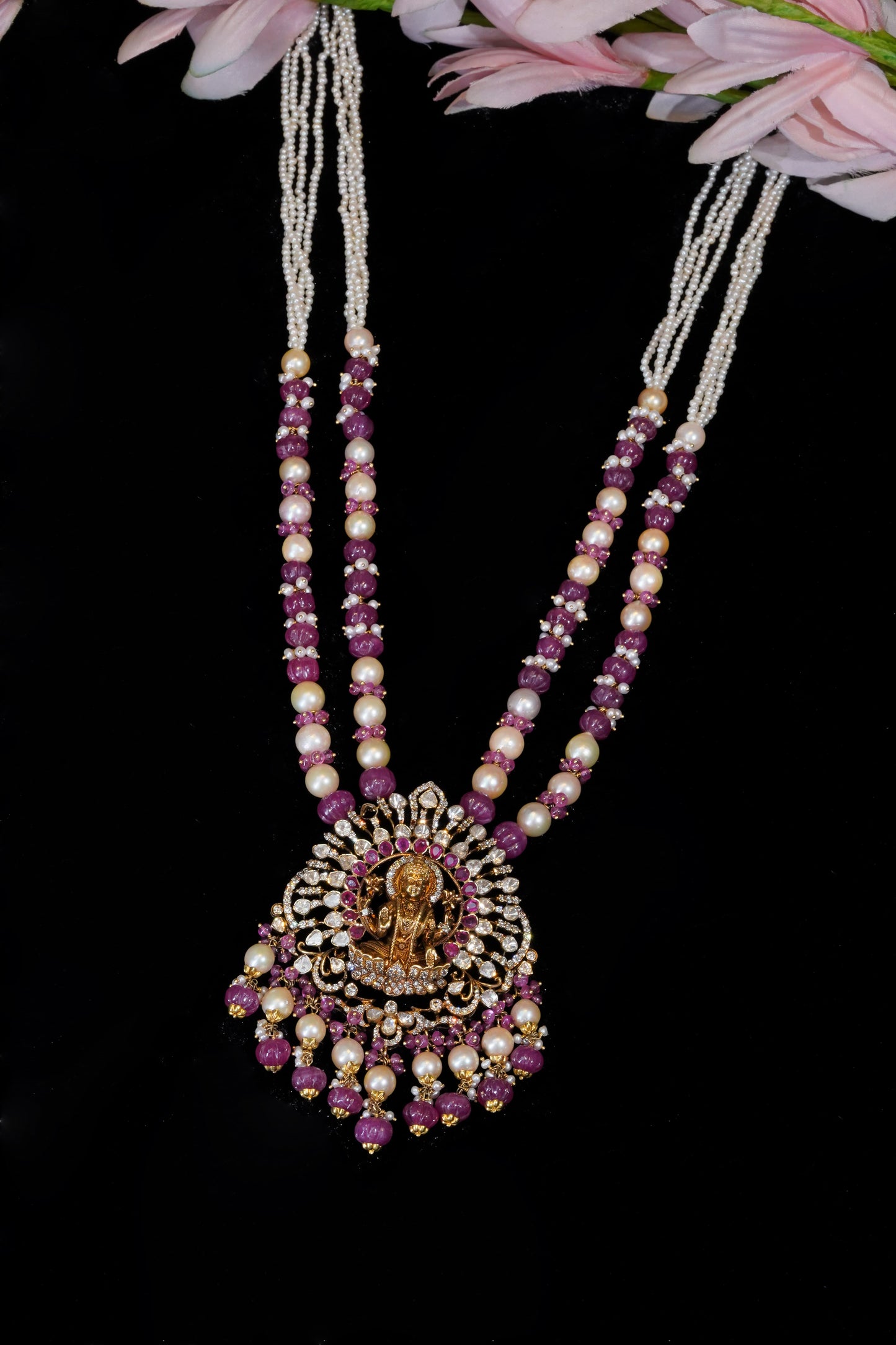 18K Ruby Dori Regal Flame Pendant