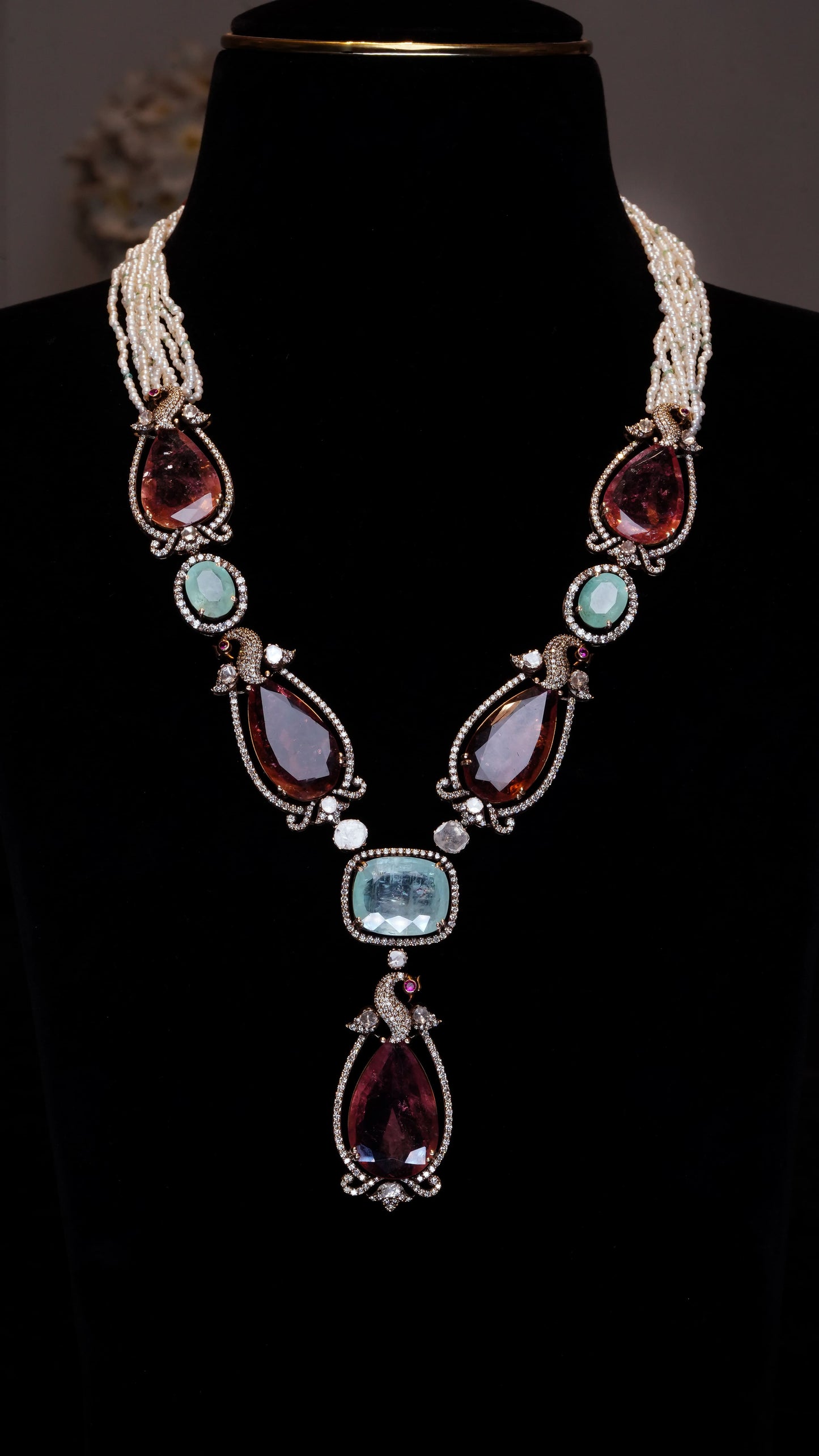 18K Pearl Dori (Thread) Elegance Necklace
