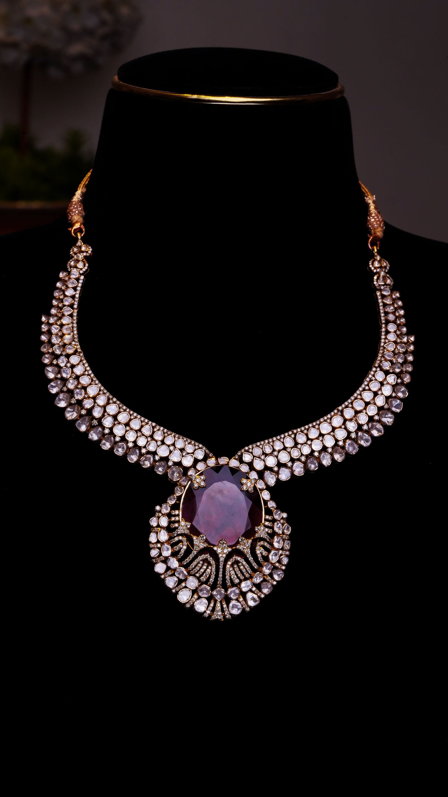 18K Tourmaline Prismatic Elegance Necklace