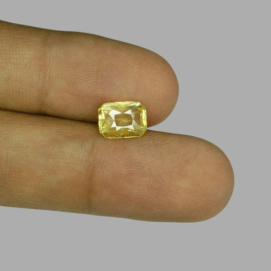 Natural Yellow Sapphire Octagonal Mixed Cut - 3.05 Carats