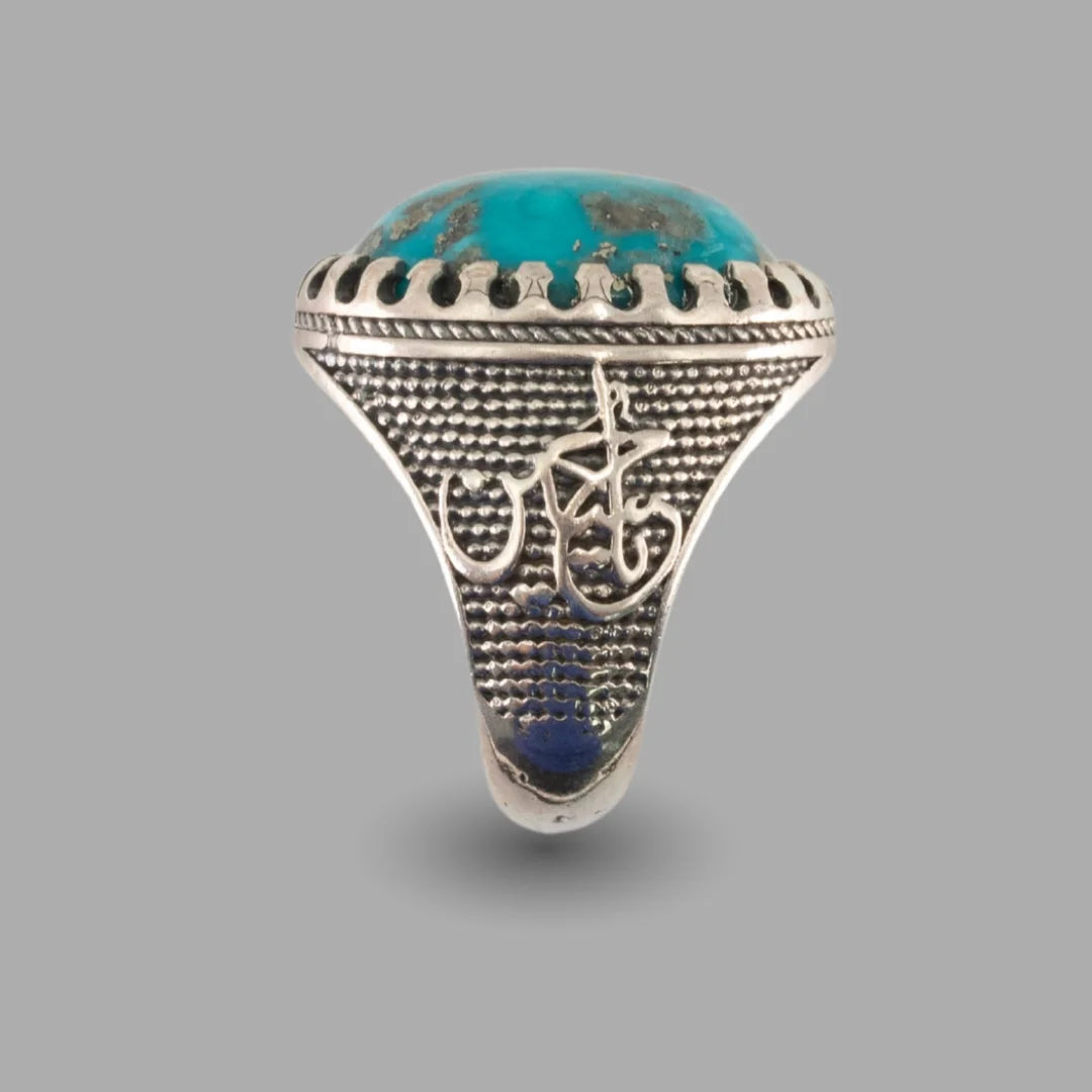 Feroza (Turquoise) 925 Italian Silver Classic Ring