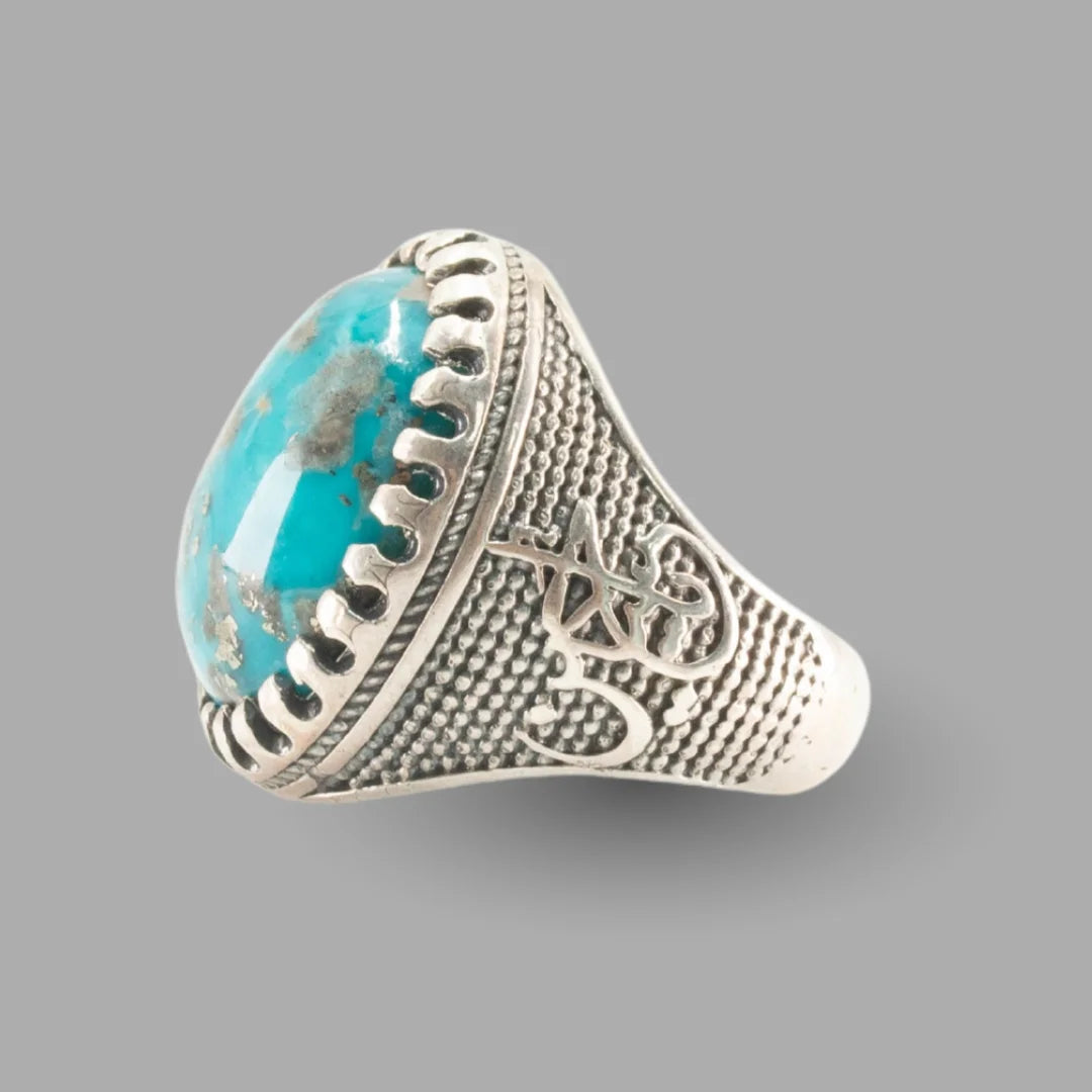 Feroza (Turquoise) 925 Italian Silver Classic Ring