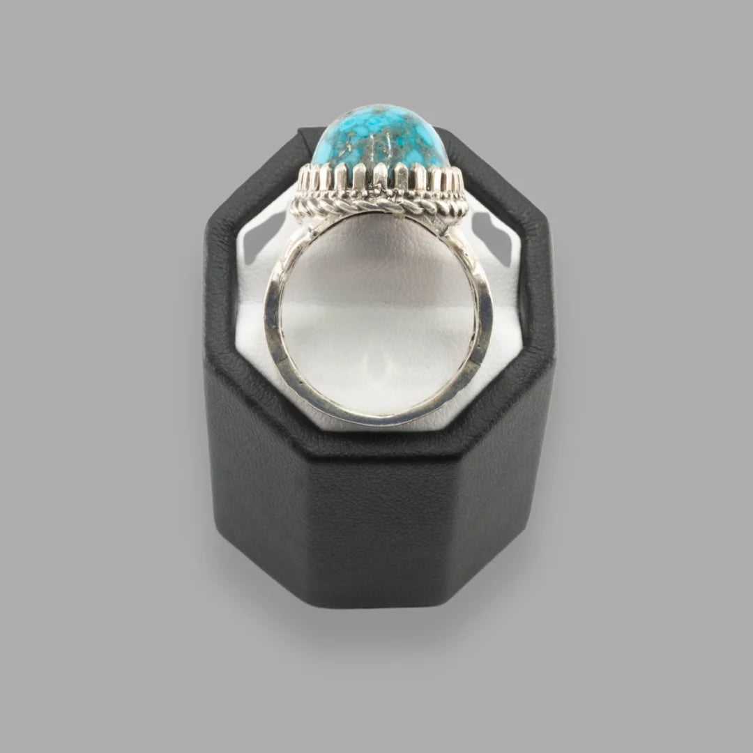 Feroza (Turquoise) 925 Italian Silver Elegant Ring