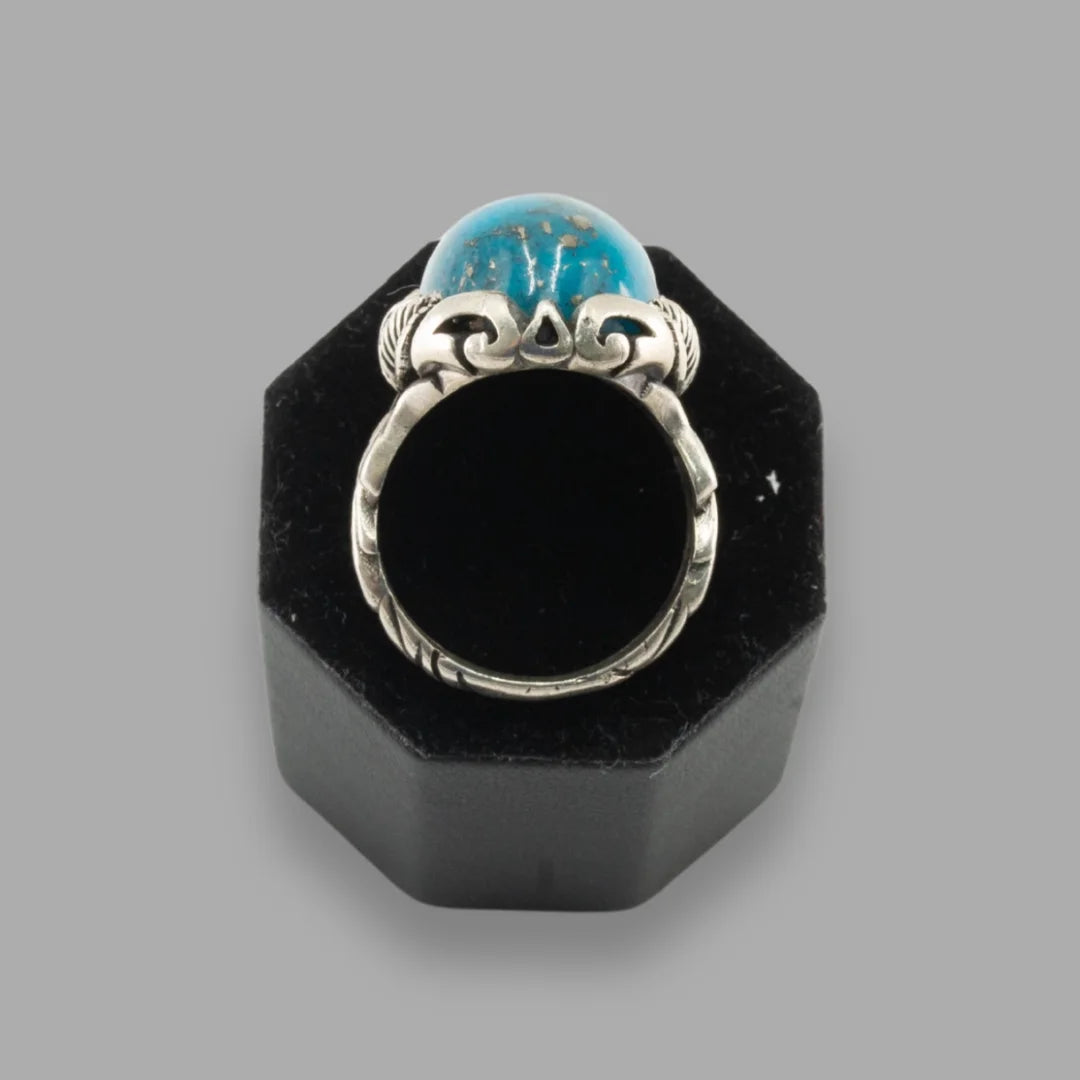 Feroza (Turquoise) 925 Italian Silver Vintage Ring