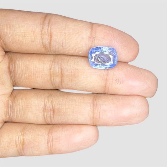Natural Blue Sapphire Cushion Mixed Cut - 5.52 Carats