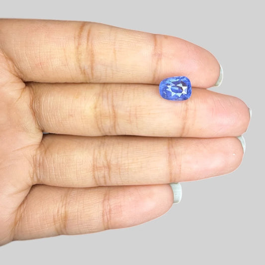 Natural Blue Sapphire Fancy Cushion/Faceted Cut - 3.05 Carats