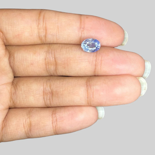 Natural Blue Sapphire Oval/Faceted Cut - 3.35 Carats