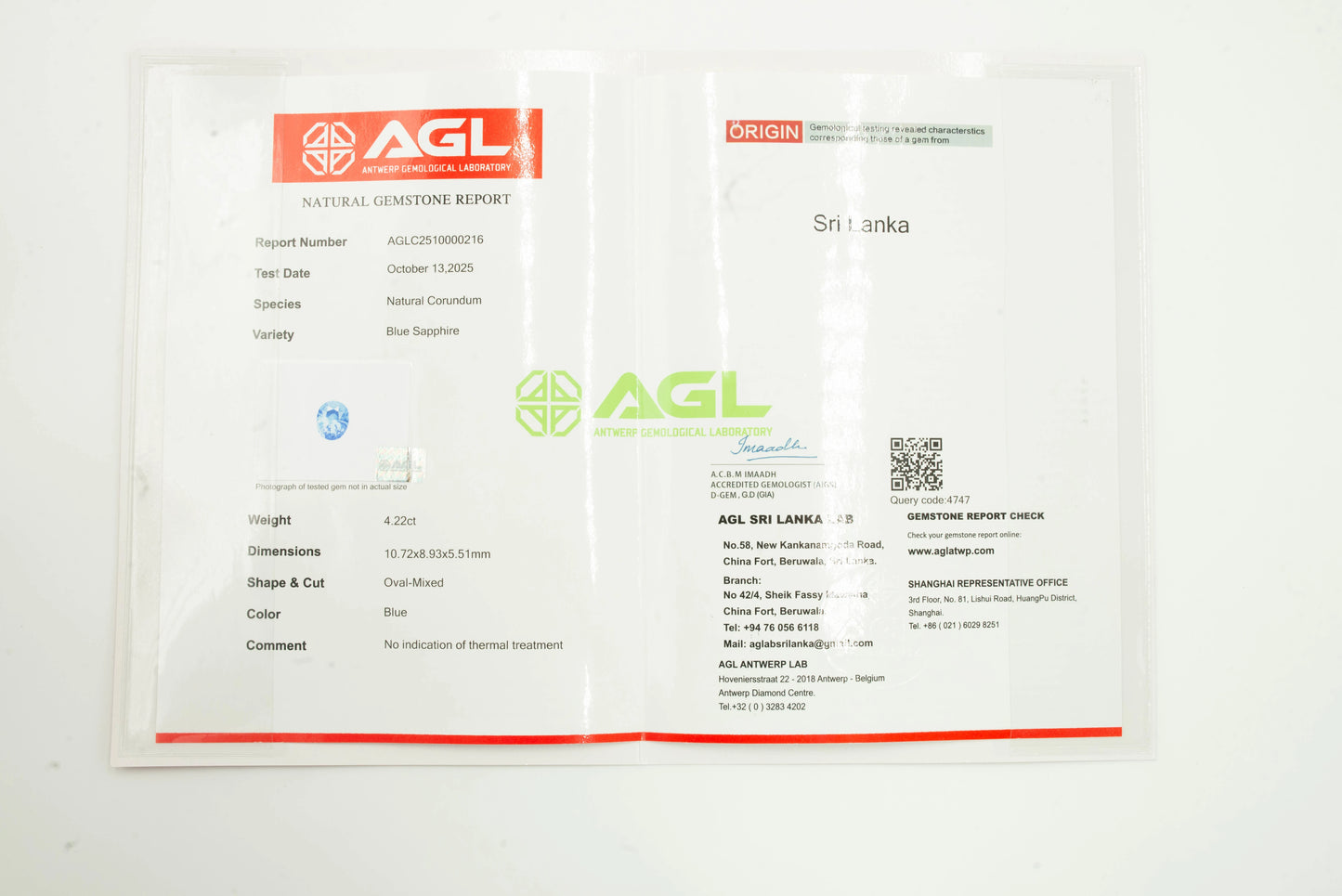 Natural Blue Sapphire Oval Mixed Cut - 4.22 Carats