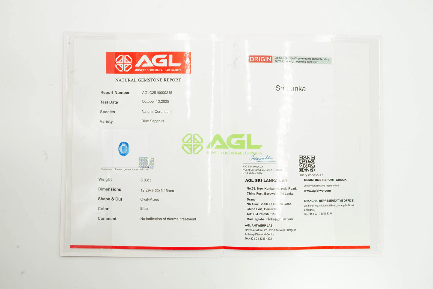 Natural Blue Sapphire Oval Mixed Cut - 6.03 Carats