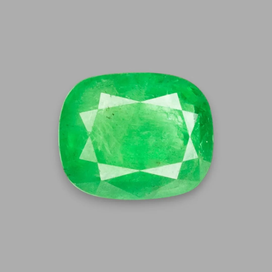 Natural Emerald Cushion Mixed Cut - 10.03 Carats