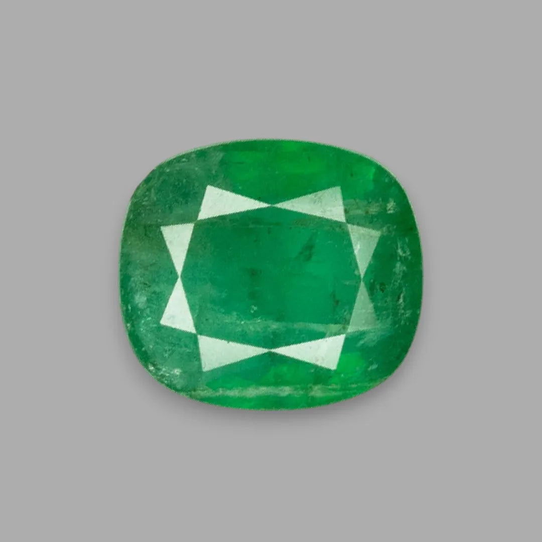 Natural Emerald Cushion Mixed Cut - 10.11 Carats