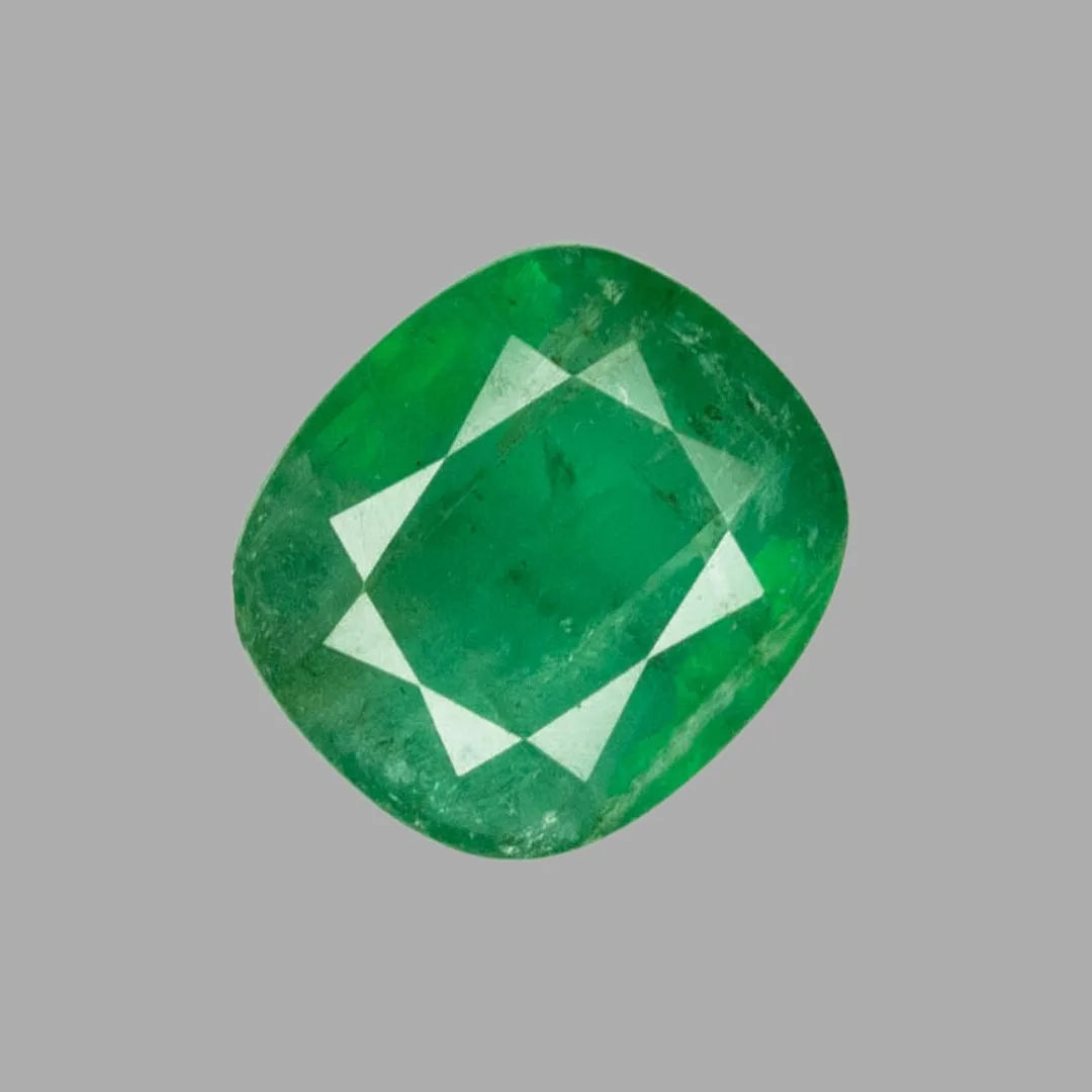 Natural Emerald Cushion Mixed Cut - 10.11 Carats