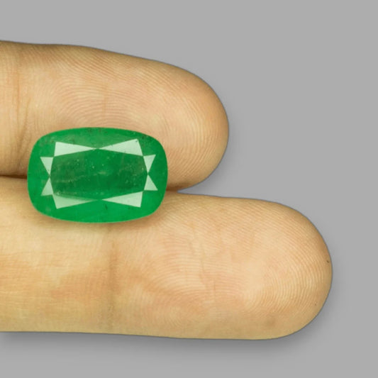Natural Emerald Cushion Mixed Cut - 10.91 Carats