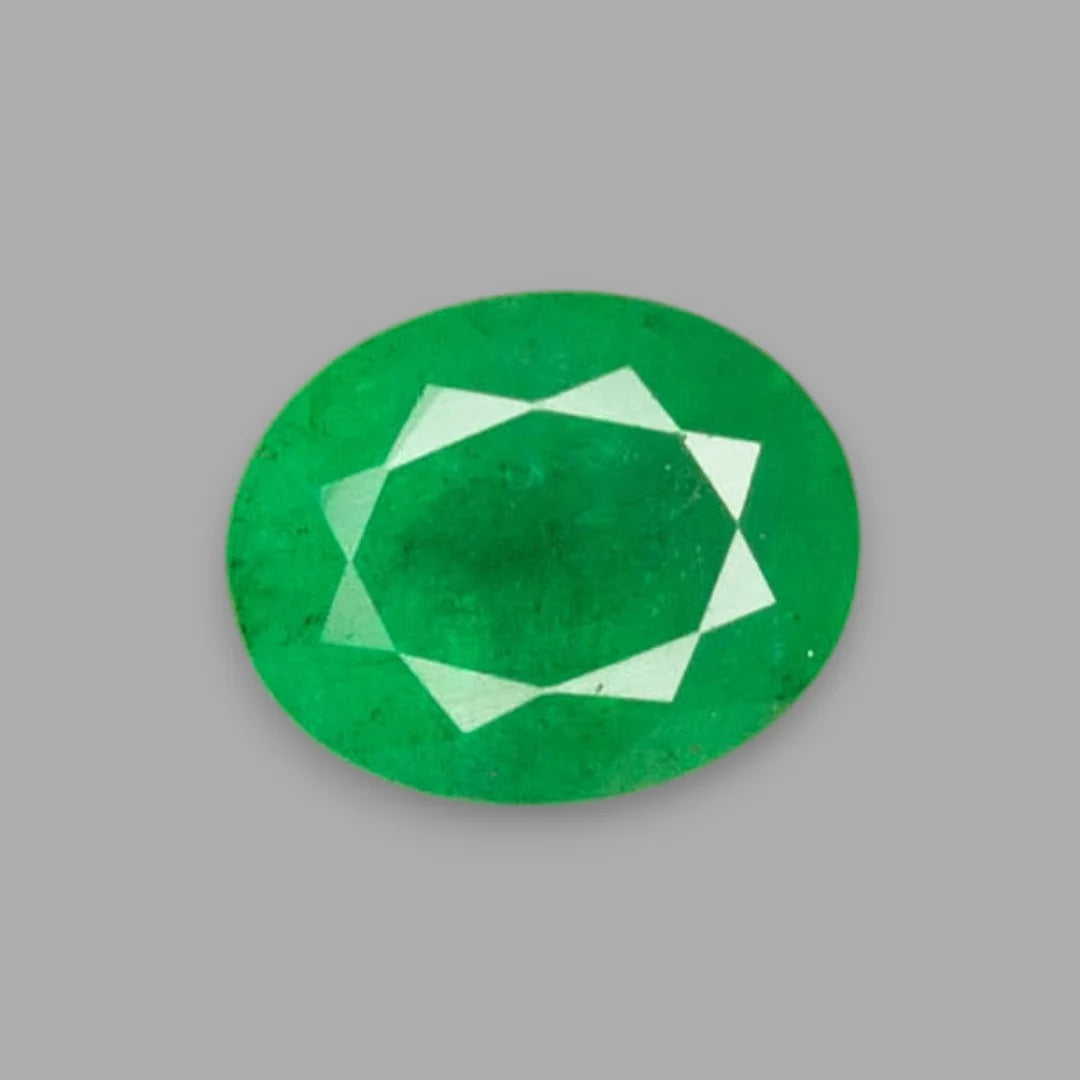 Natural Emerald Oval Mixed Cut - 4.17 Carats