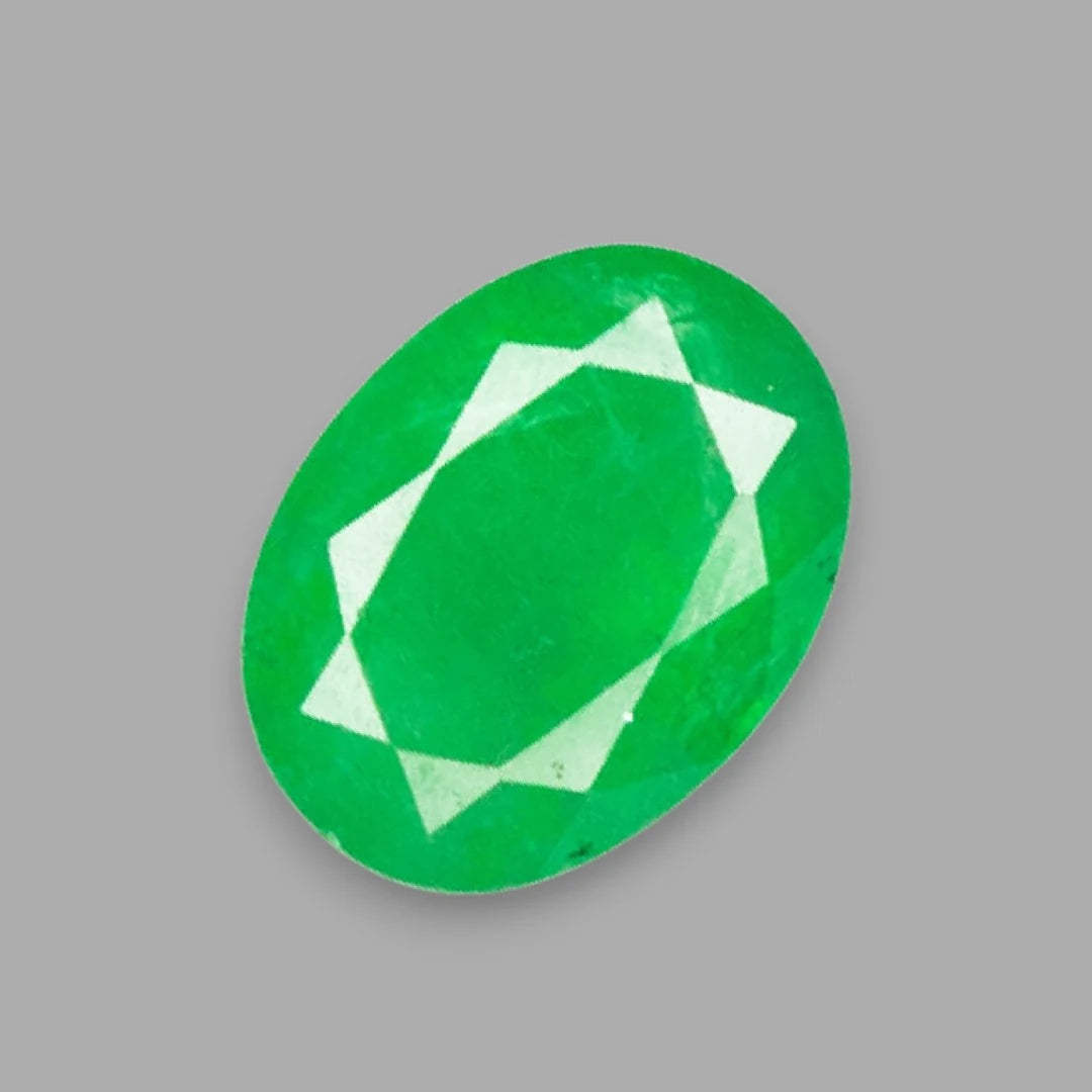 Natural Emerald Oval Mixed Cut - 6.03 Carats