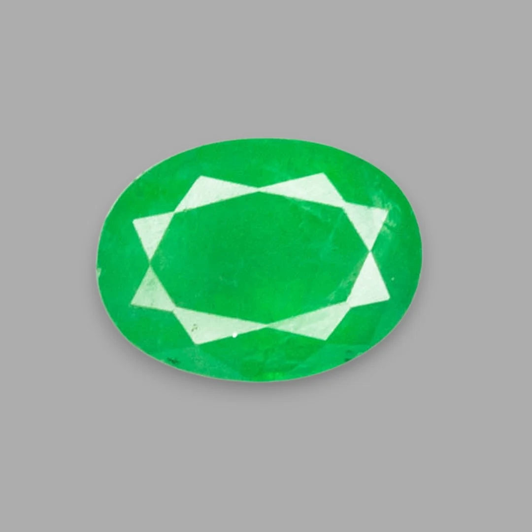 Natural Emerald Oval Mixed Cut - 6.03 Carats