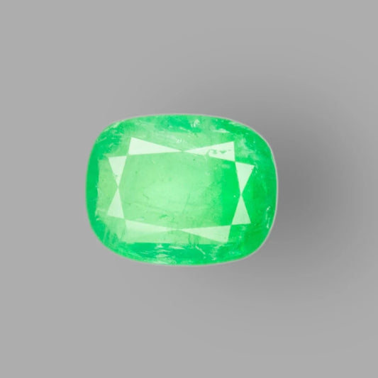 Natural Emerald Cushion Mixed Cut - 8.21 Carats