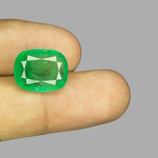 Natural Emerald Cushion Mixed Cut - 8.21 Carats