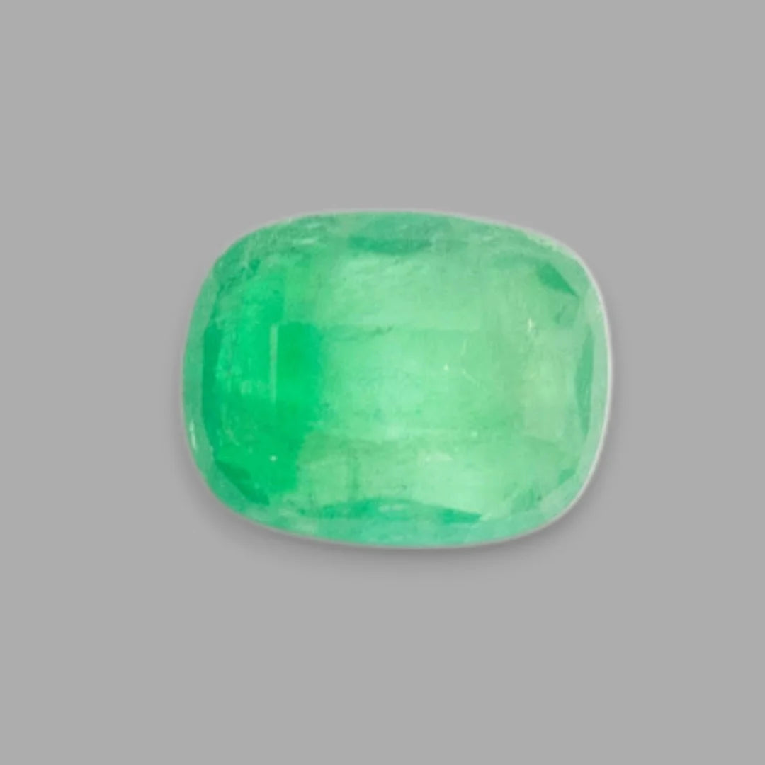 Natural Emerald Cushion Mixed Cut - 8.21 Carats