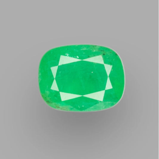 Natural Emerald Cushion Mixed Cut - 4.51 Carats