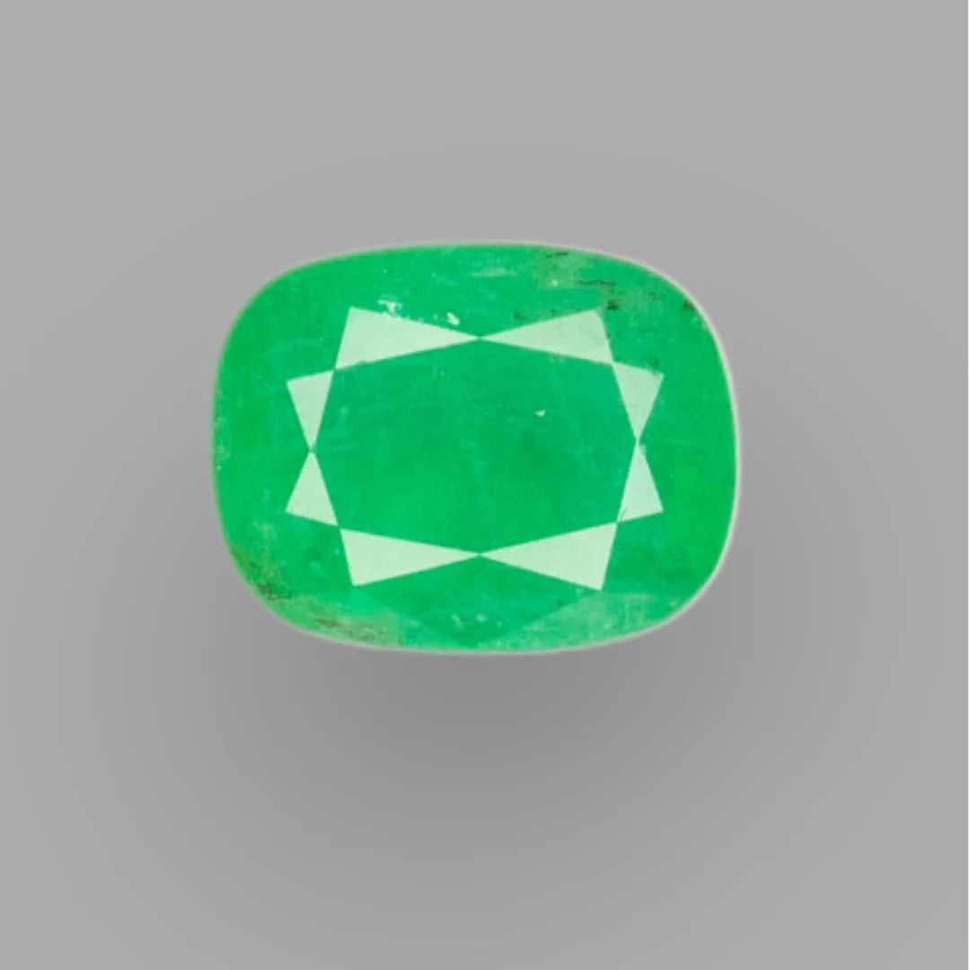 Natural Emerald Cushion Mixed Cut - 4.51 Carats