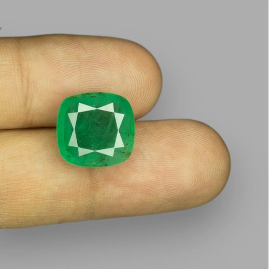 Natural Emerald Cushion Mixed Cut - 9.44 Carats