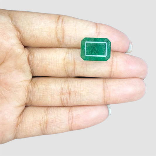 Natural Emerald - Emerald Cut - 10.85 Carats