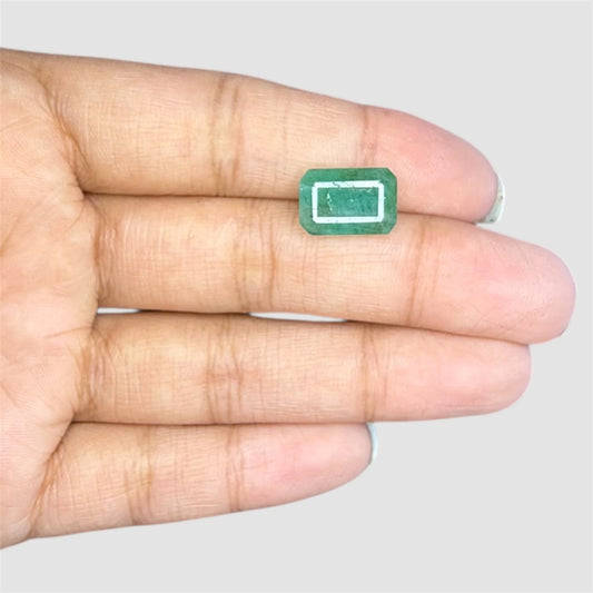 Natural Emerald - Emerald Cut - 5.42 Carats