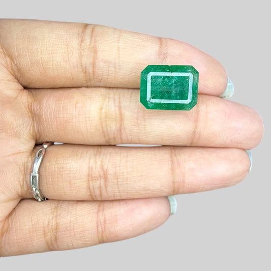 Natural Emerald - Emerald Cut - 8.89 Carats