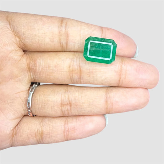 Natural Emerald - Emerald Cut - 9.08 Carats