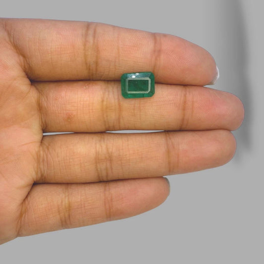 Natural Emerald Octagon/Faceted Cut - 2.39 Carat