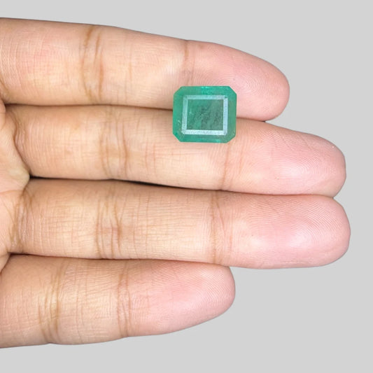 Natural Emerald Octagon/Faceted Cut - 6.03 Carats