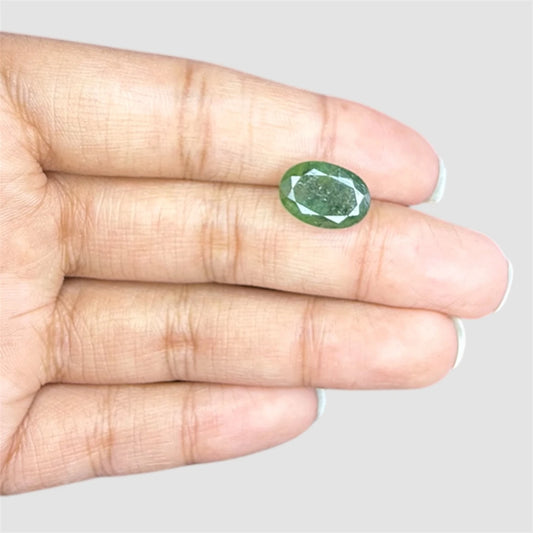 Natural Emerald Oval Mixed Cut - 5.49 Carats