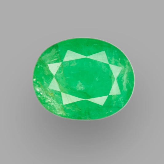 Natural Emerald Oval Mixed Cut - 8.89 Carats