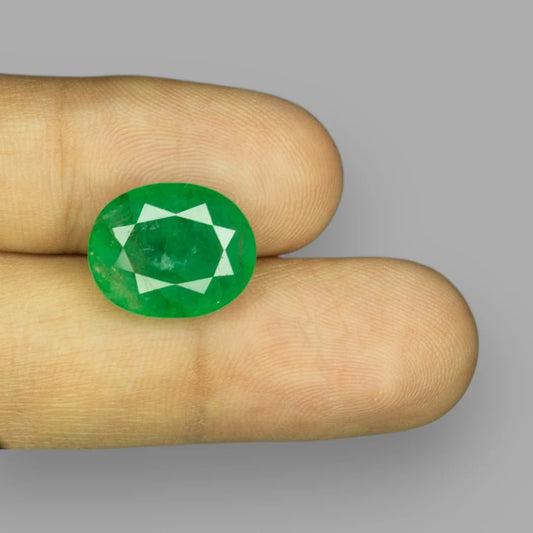 Natural Emerald Oval Mixed Cut - 8.89 Carats