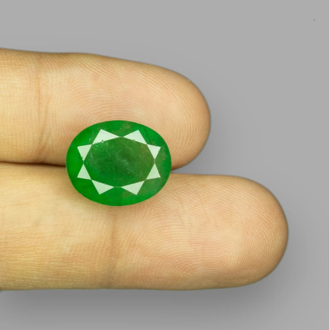 Natural Emerald Oval Mixed Cut - 9.43 Carats
