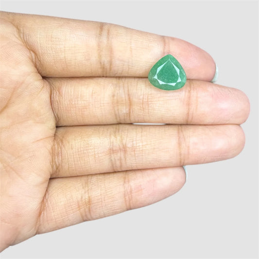 Natural Emerald Pear Mixed Cut - 4.56 Carats