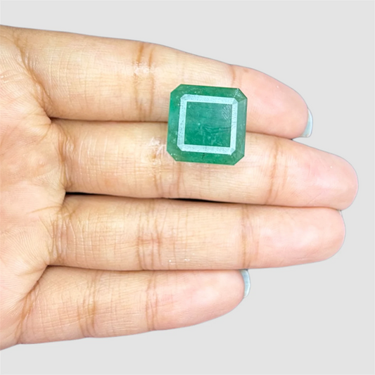 Natural Emerald Square Emerald Cut - 15.19 Carats