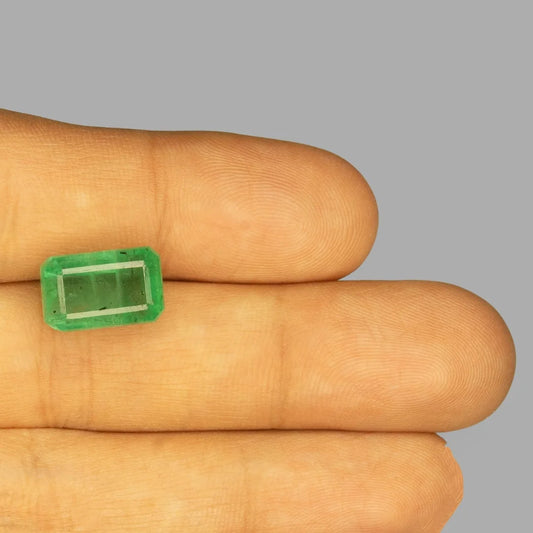Natural Emerald Step Cut - 7.38 Carats