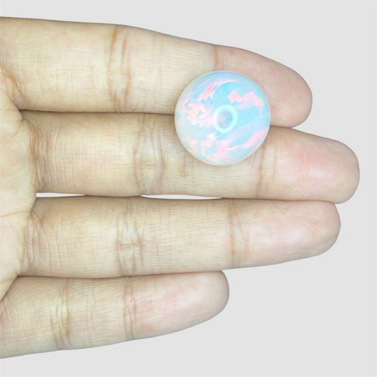 Natural Opal Round Cabochon Cut - 17.05 Carats