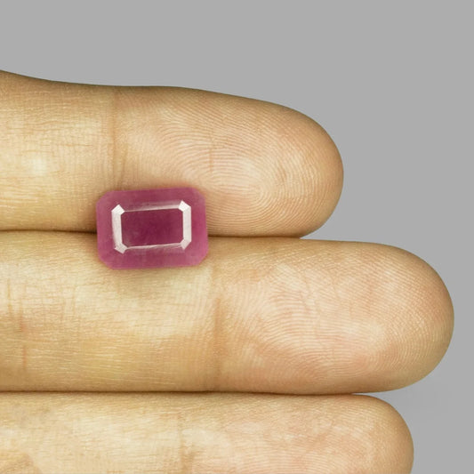 Natural Ruby Emerald Step Cut - 5.12 Carats