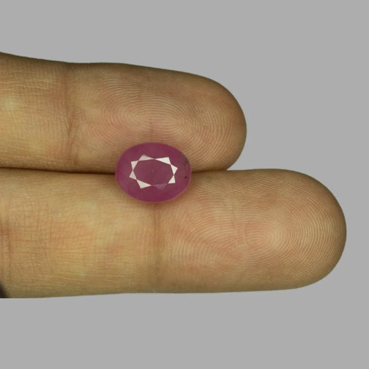 Natural Ruby Oval - 5.93 Carats