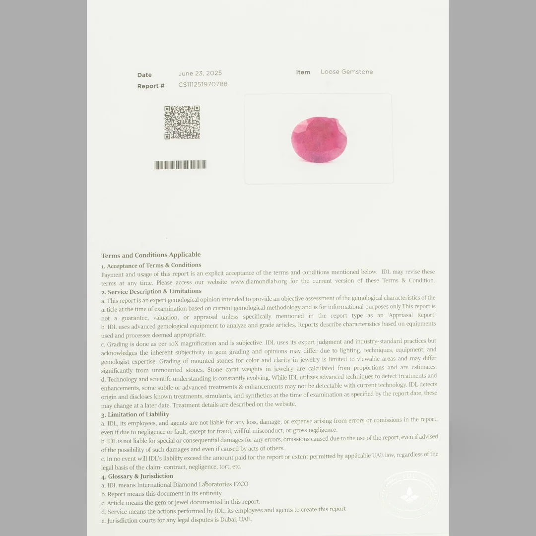 Natural Ruby Oval Mixed Cut - 13.68 Carats