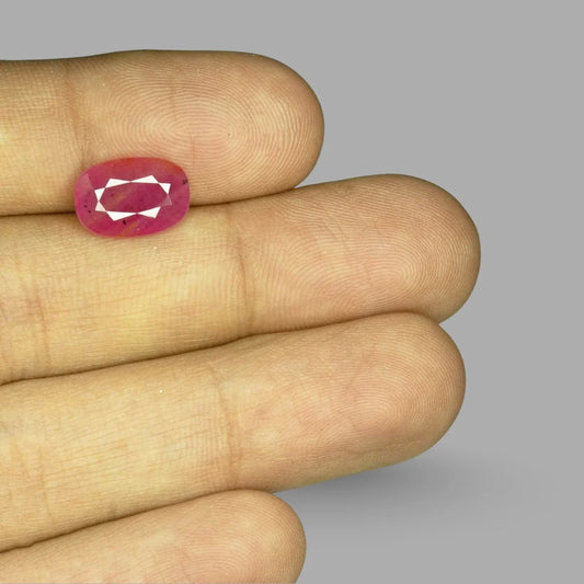 Natural Ruby Oval Mixed Cut - 4.14 Carats