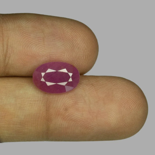 Natural Ruby Oval Mixed Cut - 4.55 Carats