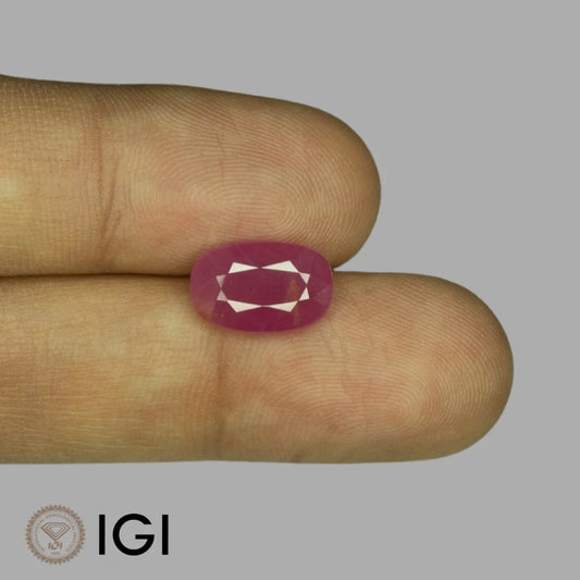 Natural Ruby Oval Mixed Cut - 4.66 Carats