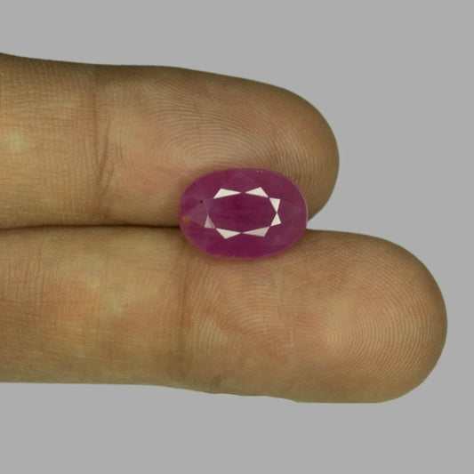 Natural Ruby Oval Mixed Cut - 5.14 Carats