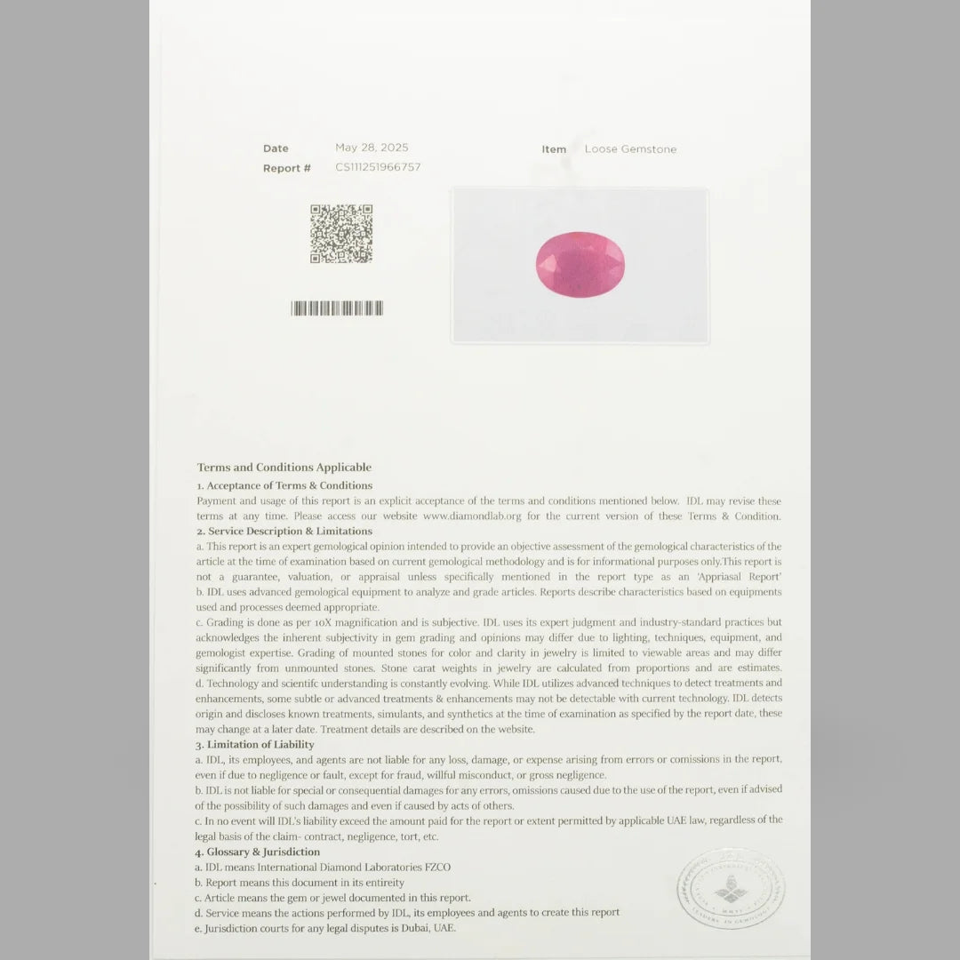 Natural Ruby Oval Mixed Cut - 6.81 Carats