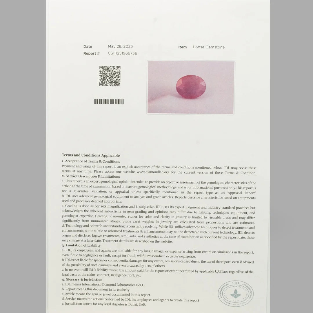 Natural Ruby Oval Mixed Cut - 6.95 Carats